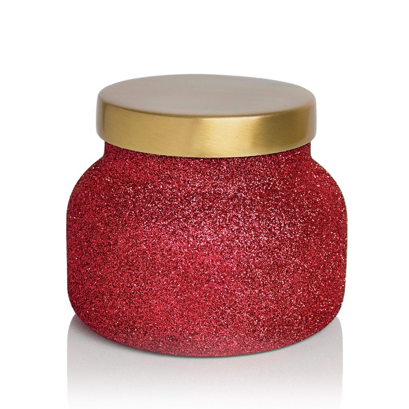 Capri Blue Signature Glam Jar Candle - Long Lasting Soy Wax Blend - Glitter Candles for Home Scented with Luxury Holiday Scents (Volcano  19 oz) - Image 1